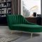 Margo Sofa 622 in Green Velvet Fabric by Meridian w/Options