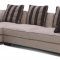 Beige Fabric 8122 Modern Sectional Sofa