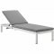 Shore Outdoor Patio Chaise Choice of Color EEI-2660 by Modway