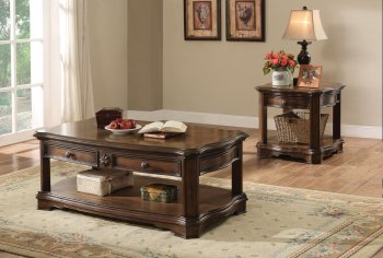 Valleta Coffee Table 86170 in Latte Brown by Acme w/Options [AMCT-86170-Valleta]