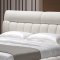 HF021 Upholstered Bed in White by J&M