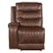 Putnam Power Motion Sectional Sofa 9405 in Brown by Homelegance