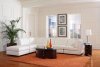 Quinn Sectional Sofa 6Pc White Bonded Leather 551021 - Coaster