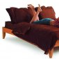 Cherry Finish Contemporary Bed