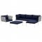 Harmony EEI-2626 6Pc Outdoor Patio Sectional Sofa Set