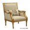 Daesha Sofa 50835 Beige Fabric & Antique Gold - Acme w/Options