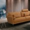 Tussio Sofa LV00943 in Saddle Tan Leather by Mi Piace w/Options