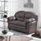 Otello Sofa Bed in Brown Full Leather by ESF w/Optional Items