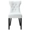 Silhouette Dining Chair Set of 4 Black or White Vinyl by Modway