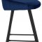 Viviene Counter Stool 761 Set of 2 in Navy Velvet by Meridian