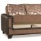 Mondo Sofa Bed Convertible in Brown Fabric by Casamode w/Options