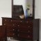 202791 Findley Bedroom by Coaster in Dark Cherry w/Options