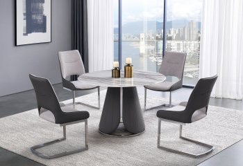 D1464DT Dining Room 5Pc Set by Global w/D1119DC Chairs [GFDS-D1464DT-D1119DC]