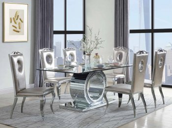 Noralie Dining Table DN00720 by Acme w/Optional Cyrene Chairs [AMDS-DN00720-DN00925 Noralie]