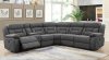 Camargue Power Motion Sectional Sofa 600370 in Grey by Coaster