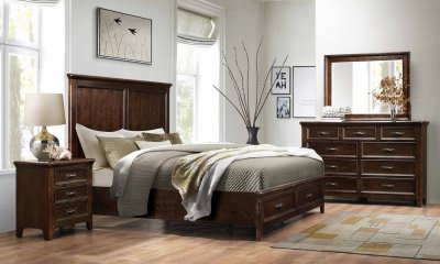 Hunter Bedroom in Dark Walnut by Global w/Options