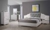 Alessandro Bedroom Set 5Pc 205001 in Glossy White by Coaster