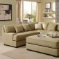 Minnis 9759NF Sectional Sofa in Beige by Homelegance