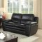 Mirielle Sofa CM6502 in Black Top Grain Leather w/Options