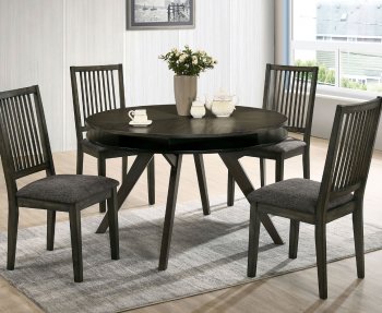 Cherie 5Pc Modern Mid-Century Dinette Set CM3724RT in Grey [FADS-CM3724RT-Cherie]