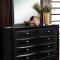 Hayden Bedroom in Black by Global w/Optional Case Goods