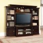 Merlot Finish Transitional Premier Auburn Wall Unit