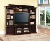 Merlot Finish Transitional Premier Auburn Wall Unit