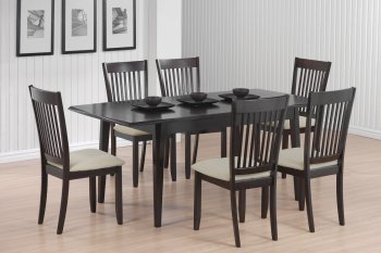 103721 Dining Table by Coaster in Cappuccino w/Options [CRDS-103721]