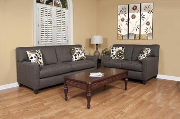 Graphite Fabric Modern Sofa & Loveseat Set w/Options [CHFS-AC-9400-301-ParallelGraphit]