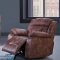 U8036 Motion Sofa in Brown Fabric by Global w/Options