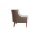 Hames Accent Chair in Cream Fabric by Bellona