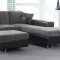 50150 Korey Sectional Sofa in Olive Chenille/Coffee PU by Acme