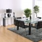 Batesland I CM3363T 5PC Dinette Set in Matte Black w/Options