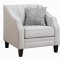 Loxley Sofa in Grey Fabric 551141 by Coaster w/Options