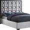 Taj Bed in White Velvet by Meridian w/Options