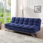 Petokea Sofa Bed 58255 in Blue Fabric by Acme