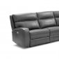 Cozy Power Motion Sectional Sofa 6Pc in Grey by J&M