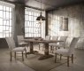 Leventis 5 Pc Dining Room Set 74655 in Weathered Oak - Acme