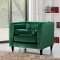 Taylor Sofa 642 in Green Velvet Fabric w/Optional Items