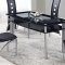 D1058DT Dining Set 5Pc in Black by Global Furniture USA