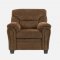 U1058KD Sofa & Loveseat Set in Tobacco Fabric by Global