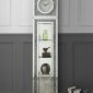 Noralie Grandfather Clock AC00354 in Mirror w/LED by Acme