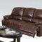 50745 Daishiro Manual Motion Sofa in Chestnut by Acme w/Options