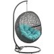 Hide Outdoor Patio Swing Chair Gray by Modway Choice of Color