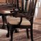 Distressed Walnut Finish Dining Room W/Detailed Moldings