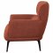 Andrea Accent Chair Set of 2 903081 in Orange Fabric by Coaster