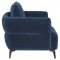 Lively Sofa & Loveseat Set 509041 in Blue Chenille by Coaster