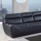 U3730 Sofa in Black Bonded Leather by Global Furniture USA