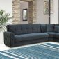 FD510 Sectional Sofa Sleeper in Gray Fabric by FDF