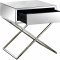 Lynn Side Table 819 in Mirrored Finish by Meridian